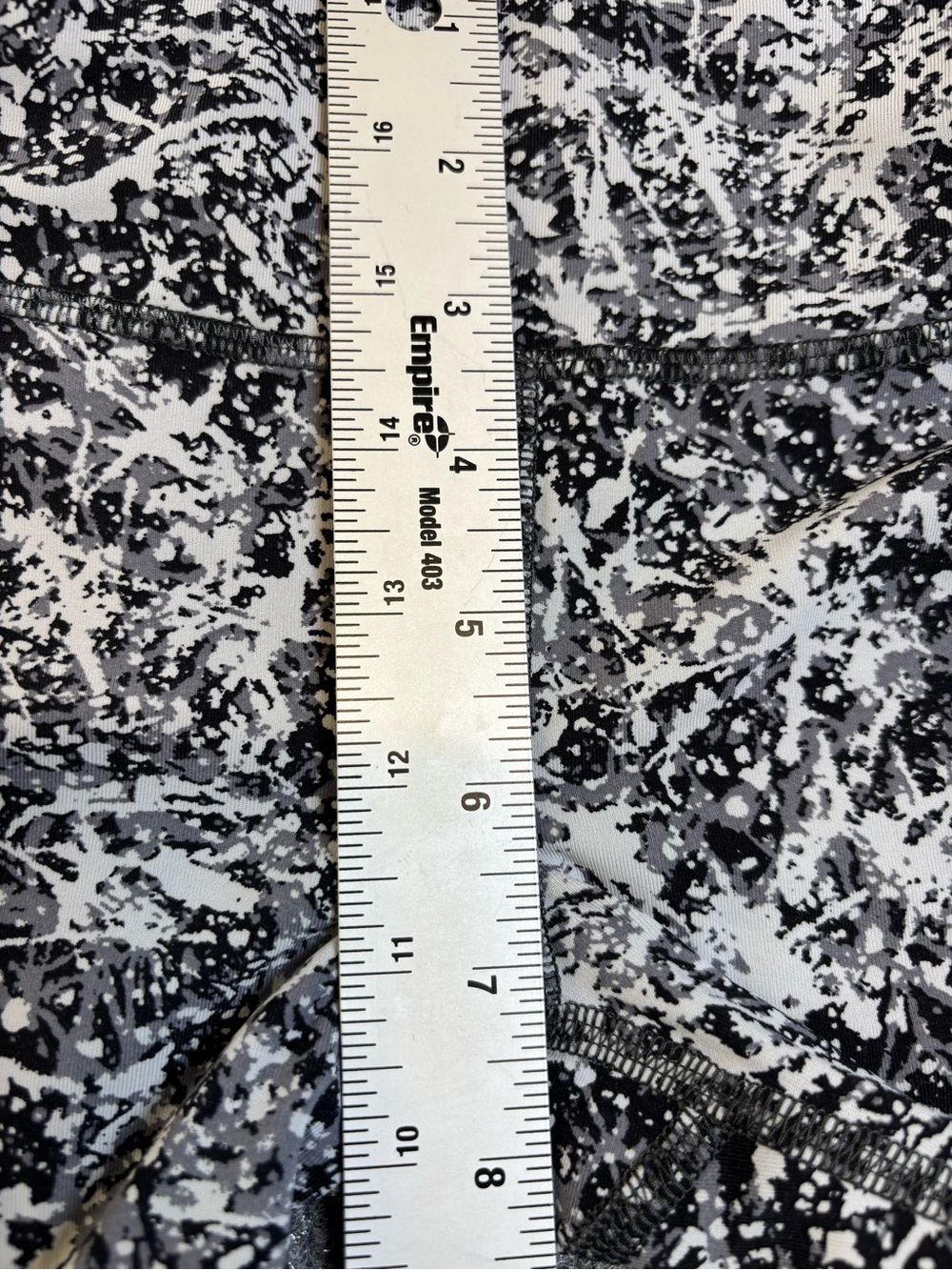 Lululemon Pace Rival Crop 22" Leggings Paint Splash Silver Multi Black Sz 2 - Picture 10 of 14